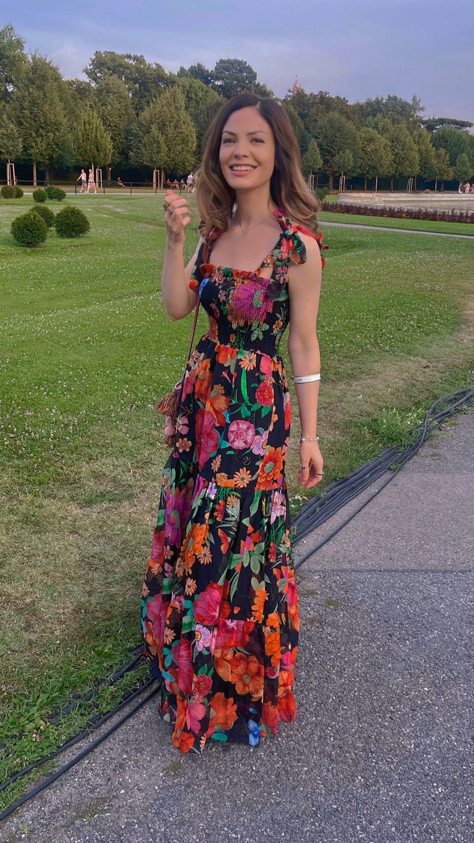 "GIRL GOT POCKETS" Shirred Silk/Linen Dress - Paradise Lost Introvertie VIENNA