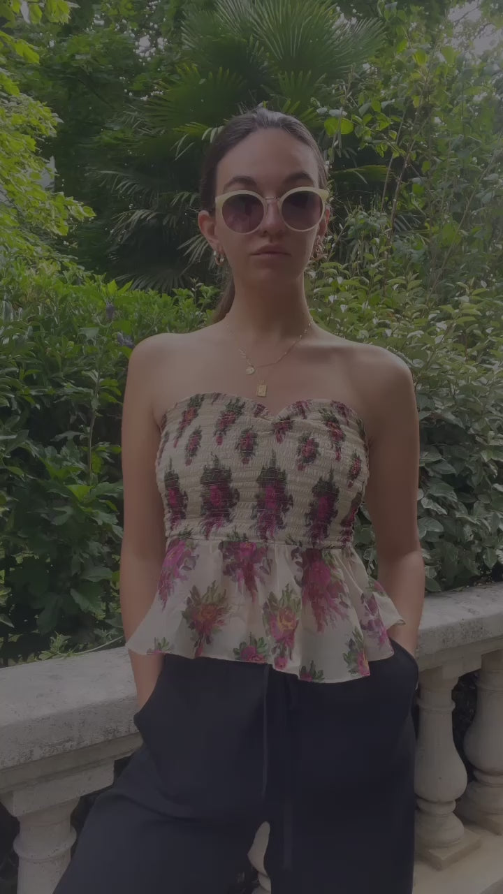 „ELOISE“ Seiden Tube Top