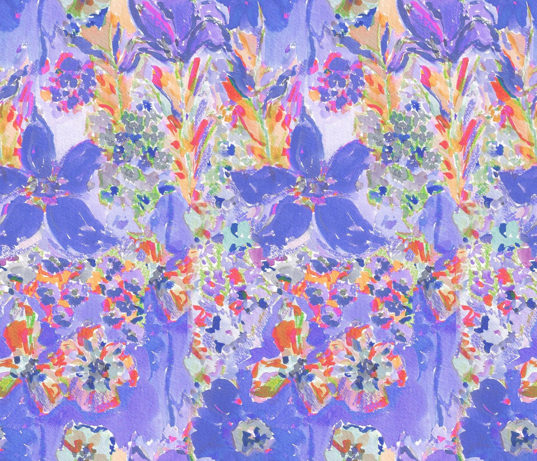 "VIENNA" Silk Wrap Dress Midi PAISLEY Introvertie VIENNA