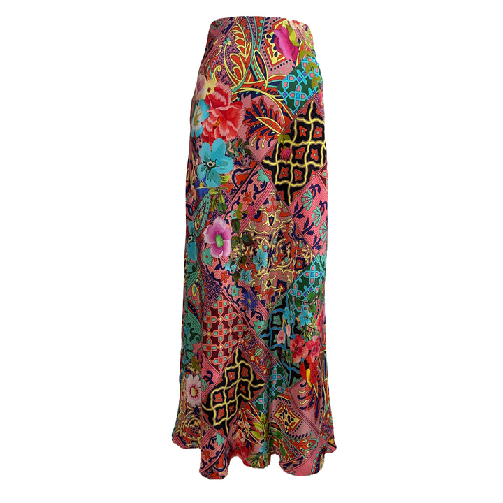 "OIA" Bias Cut Silk Skirt Maxi Introvertie VIENNA