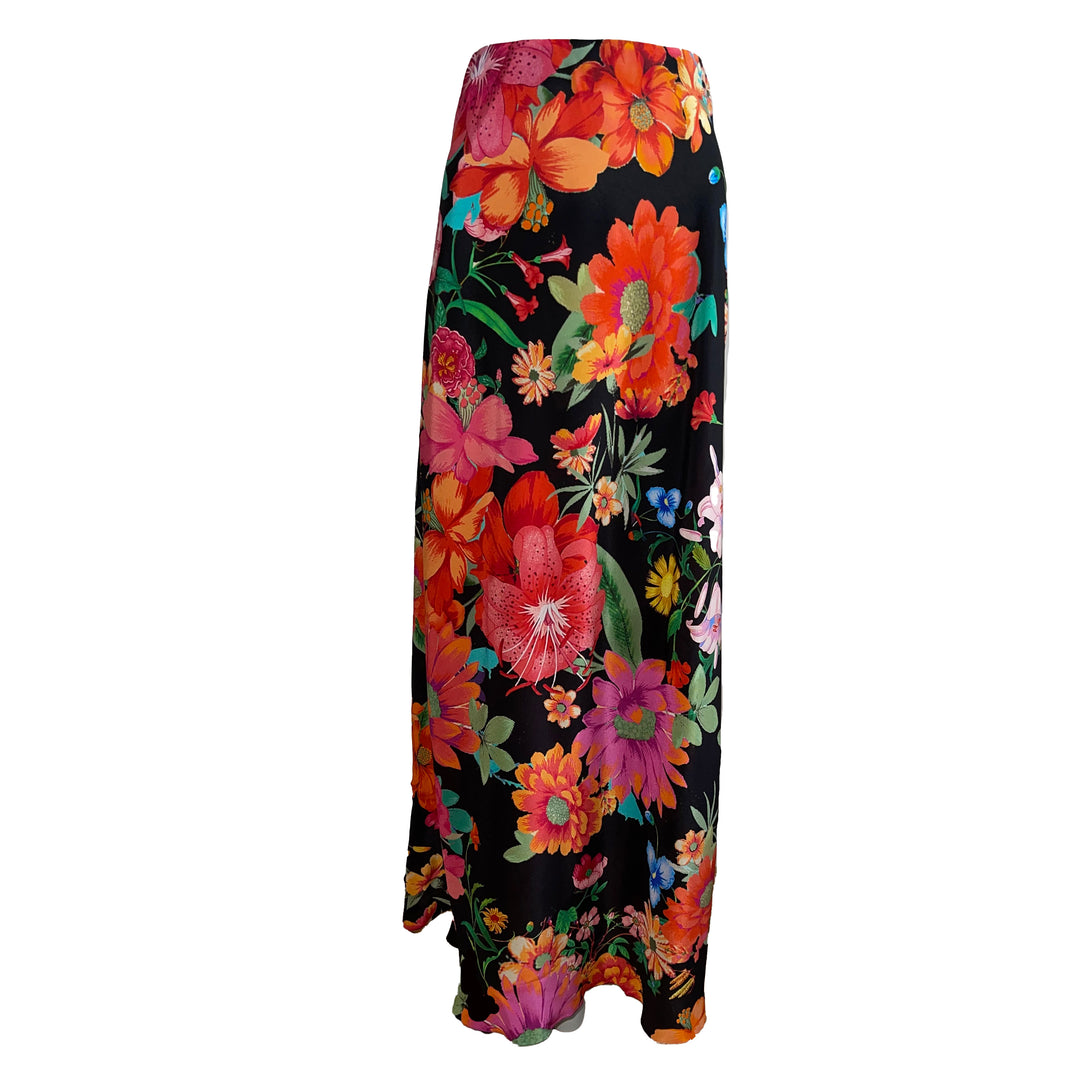 "OIA" Bias Cut Silk Skirt Maxi Introvertie VIENNA