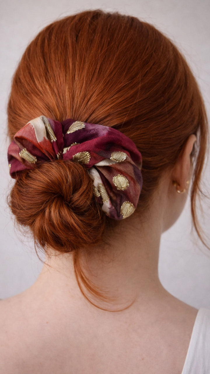 Viscose Lurex Scrunchie - Milky Way Introvertie VIENNA