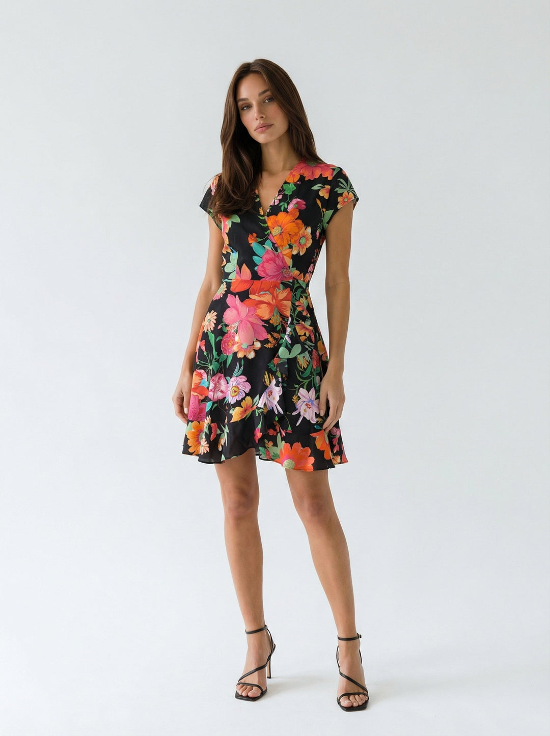 "ALICE" Silk Wrap Dress Mini - Paradise Lost Introvertie VIENNA