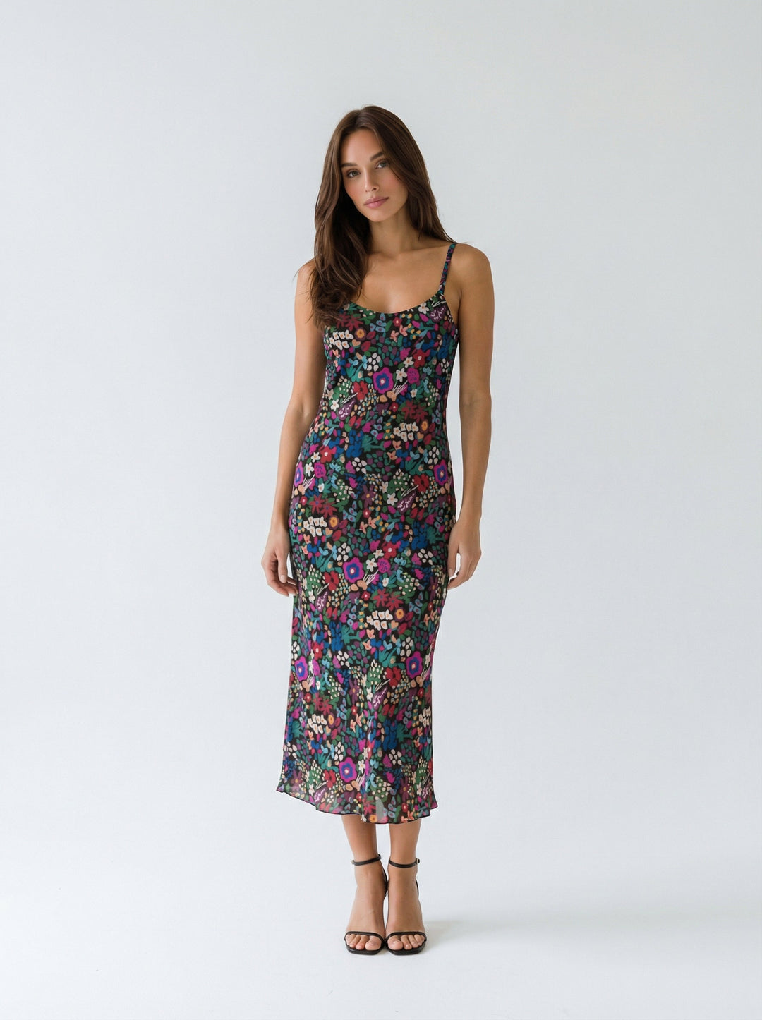 "NOT YOUR DARLING" Slip Dress Midi Introvertie VIENNA