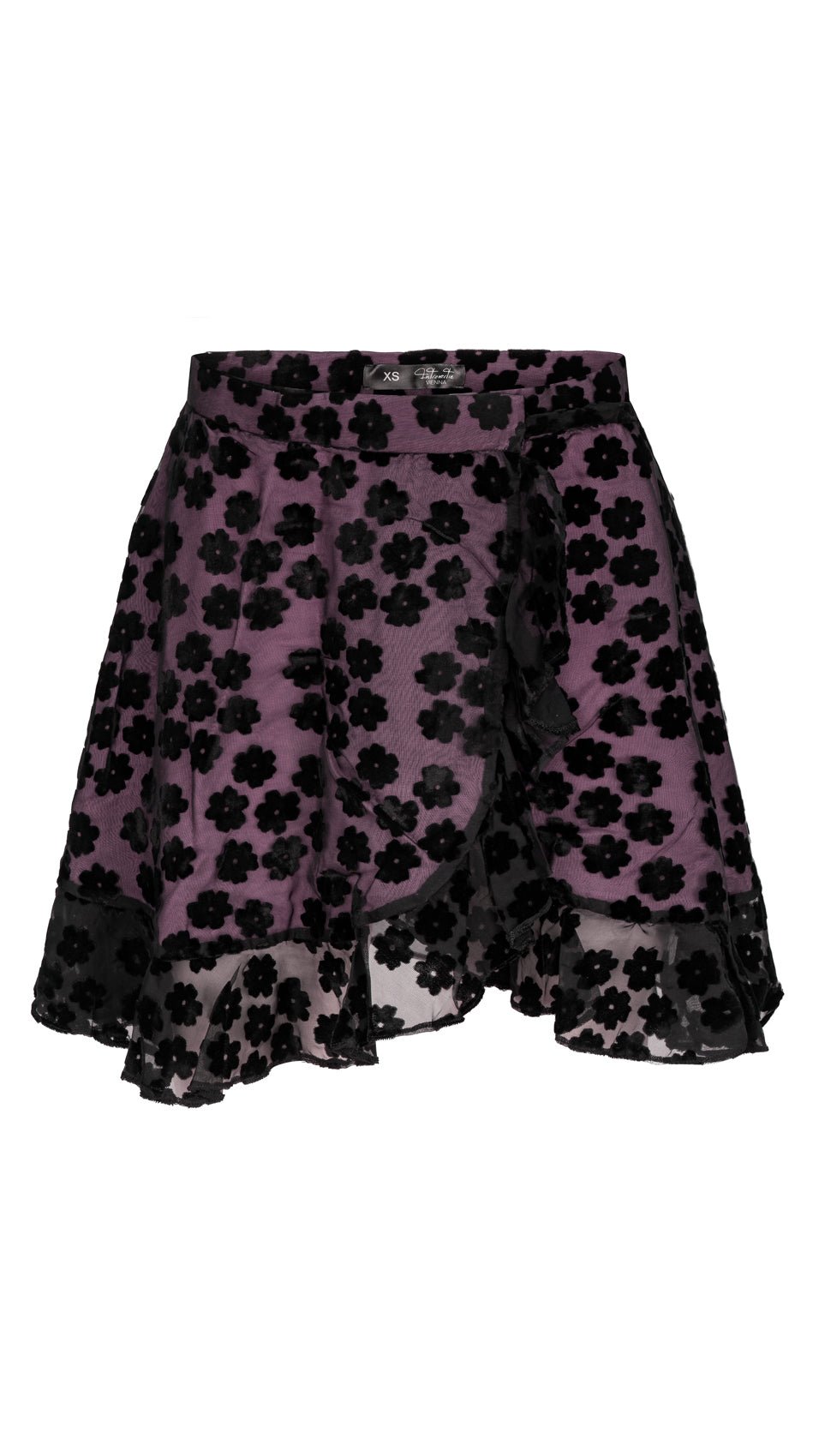 "OVER IT" Viscose Wrap Skirt Mini Introvertie VIENNA