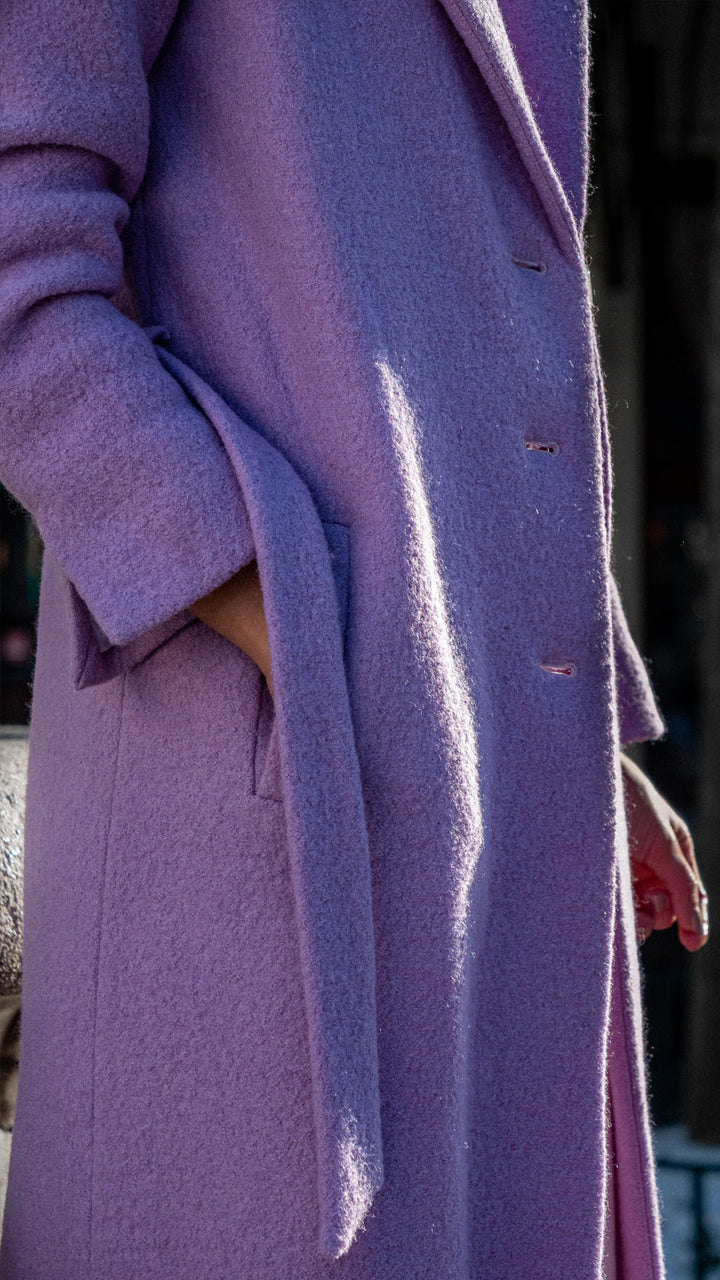 "ARTHUR" Boiled Wool Coat Introvertie VIENNA